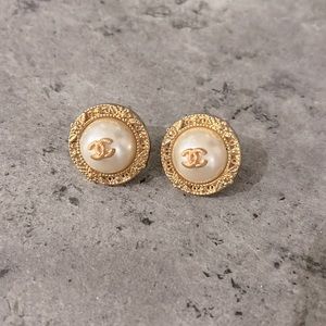 Adaline and the Fairies Chanel Button Earrings